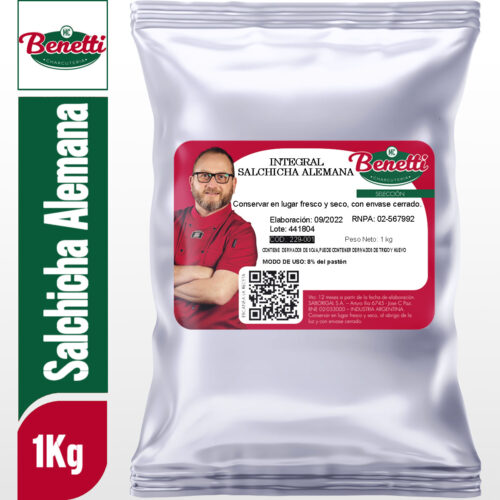 INTEGRALES SALCHICHA ALEMANA