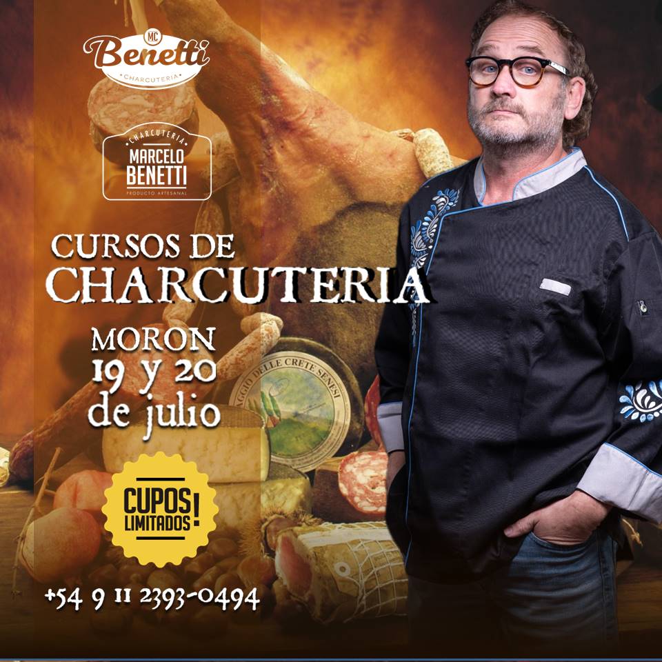 CURSOS CHARCUTERÍA PROFESIONAL Y AVANZADO 19 Y 20 DE JULIO 2025 MORÓN BS AS