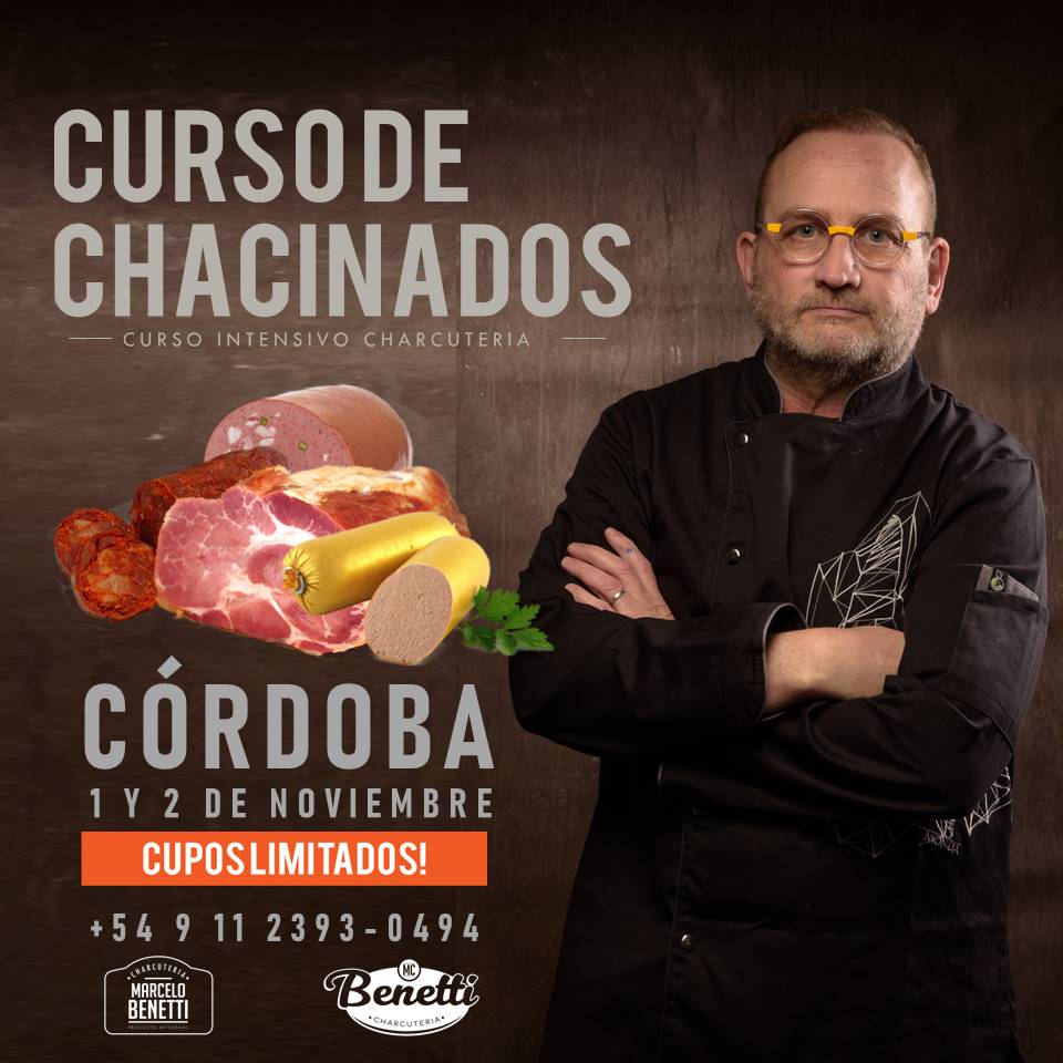 CURSOS CHARCUTERÍA PROFESIONAL Y AVANZADO 01 Y 02 DE NOVIEMBRE 2025 CORDOBA